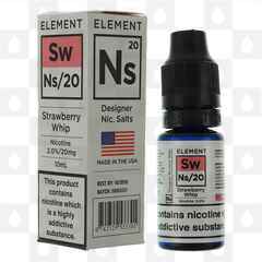 Strawberry Whip by Element NS20 E Liquid | 10ml Bottles, Strength & Size: 05mg • 10ml