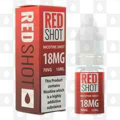 Red Shot 18mg by RedJuice E Liquid | 10ml Nicotine Shot