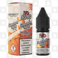 Cinnamon Blaze Chew 50/50 by IVG E Liquid | 10ml Bottles, Strength & Size: 06mg • 10ml • Out Of Date