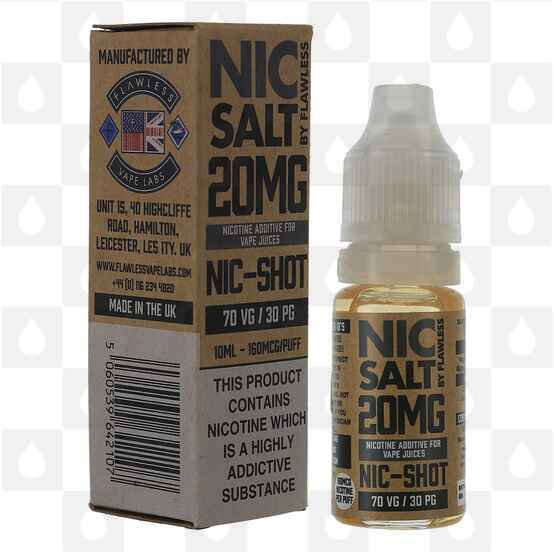 Salt Nic Shot 20mg by Flawless E Liquid | 10ml Bottles