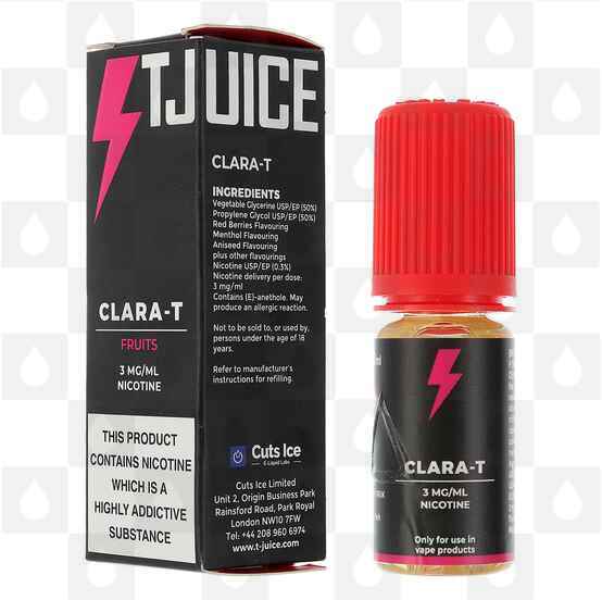 Clara T by T-Juice E Liquid | 10ml Bottles, Strength & Size: 00mg • 10ml