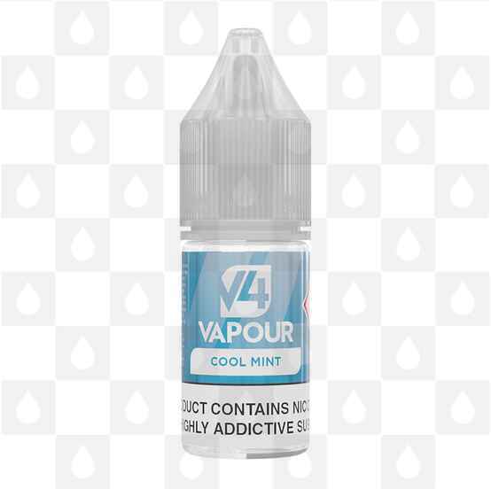 Cool Mint by V4 V4POUR E Liquid | 10ml Bottles, Nicotine Strength: 0mg, Size: 10ml (1x10ml)